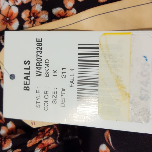 Democracy floral hi low blouse size 1X - Picture 7 of 13